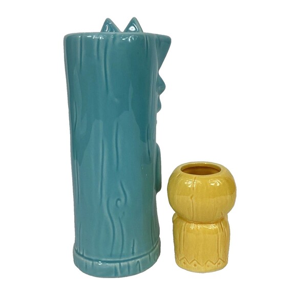 BeeLine - Lootcrate - Geeki Tikis - Rick & Morty - Tiki Mug & Mini Mug - NIB! - Picture 10 of 14